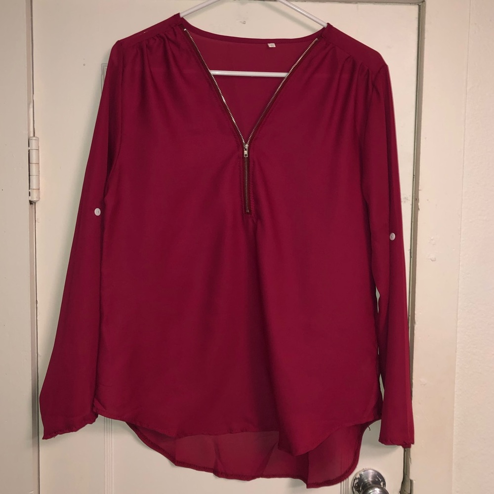 Pink blouse